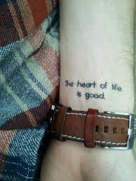 The Heart Of Life Is Good John Mayer Tatuagem Ideias De Tatuagens Imagens De Terror