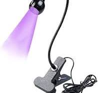 USB 3W LED UV Ultraviolet Phone Glue Curing Lamp,UV Led Nail Lamp for Gel  Nails,Portable Clamp Flexible Desk Lamps for Mobile Repair,Plug and Play ...