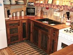 reclaimed barnwood kitchen cabinets