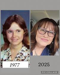 Okay. Here goes. Me then and now. 65 years young. 😁✌️