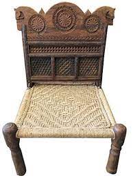 Indian Rope Chairs Rajasthani Antique Vintage Chairs Wood Carving Horse Head Design Chair Mogul Interior Http Www Ama Rope Chair Antique Chairs Antique Decor
