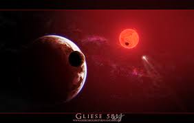 Gliese 581 By Arisechicken117 This Was Inspired Recently About An Article Of Gliese 581 An Actual Star In Our Night Sky Planets Space Tourism Red Dwarf