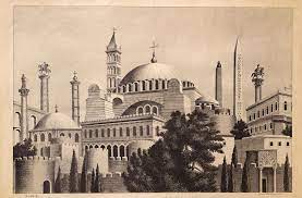 Sancta sophia ή sancta sapientia), επισήμως αποκαλούμενη μέγα τζαμί της αγίας σοφίας (τουρκικά: H Agia Sofia Prin Apo Thn Alwsh Ths Kwnstantinoypolhs O 8olos Kataskeyasthke Me Elafropetres Apo Th Rodo Kai Sthn Koryfh Htan Topo8ethmenos O Megas Erysiptolis Stayros Mhxanh Toy Xronoy
