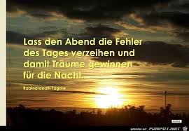 Lass Den Abend Die Fehler Des Tages Verzeihen