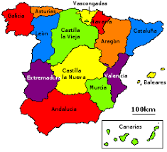 The map shows spain and surrounding. National And Regional Identity In Spain Wikipedia