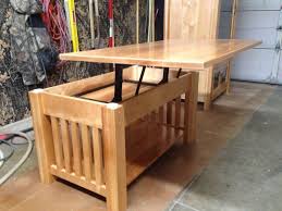 They also asked me to des. Mission Style Coffee Tables