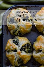 Feta And Spinach Puff Pastry Appetizers Recipe Puff Pastry Appetizers Pastry Appetizer Puff Pastry Recipes Savory