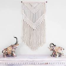 Bright hues, lively prints, and metallic finishes live together in harmony. Buy Livalaya Boho Macrame Wall Hanging Beige 16 In X 36 In Woven Wall Hanging Modern Bohemian Tapestry Boho Room Decor For Bedroom Boho Home Decor Apartment Dorm Nursery Party Decorations