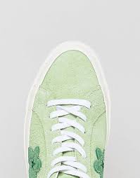 Golf wang is an american streetwear brand established in 2011 by american musician tyler, the creator. Converse X Tyler The Creator Golf Le Fleur One Star Sneakers Aus Wildleder In Grun 1603267c Asos