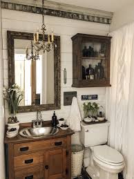 The bathroom tub looks vintage with the distressing legs. Half Bathroom House On Winchester Rustic Bathroom Bathroom Rustic Bathrooms