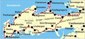 The south west coast path is the uk's longest national trail and one of the top ten walking routes in the world. Www Fernwege De Fileadmin Walk Irl Dingle Map D