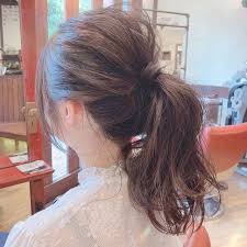 毛量多い人におすすめのすっきりヘアアレンジ 夏の涼しげまとめ髪 hair ヘア アイディア ヘアアレンジ 夏 ヘアアレンジ