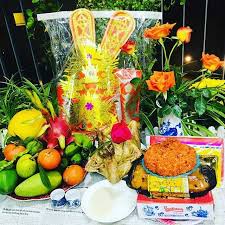 Mâm cúng Giao thừa đầy đủ, may mắn gồm ...