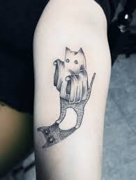 Maybe you would like to learn more about one of these? 63 Unique And Cute Cat Tattoos That Will Make You Aww