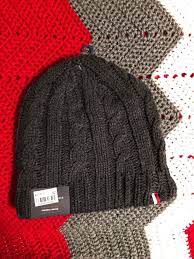 Nwt Mens Tommy Hilfiger Black Fleece Lined Cable Knit Winter Hat Fashion Clothing Shoes Accessories Mensaccessories Winter Hats Winter Knits Knitted Hats