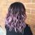 Royal Purple Purple Highlights On Black Hair