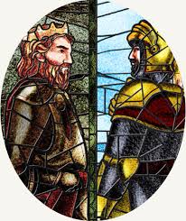 König artus lud zum zeltlager hinter seiner sommerresidenz der festung rosenberg ein. Ritter