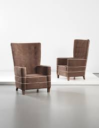 Phillips Ny050213 Guglielmo Ulrich Pair Of Highback Armchairs Armchair Recliner Chair Interior Design