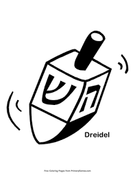 Welcome to hanukkah coloring pages! Dreidel Coloring Page Free Printable Pdf From Primarygames