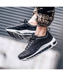 Nike Air Max 97 Mens Black Nike Air Max 97 Lx White Black Bling Trainers Nike Air Max 97 Sneakers Nike Air Max Nike Air Max