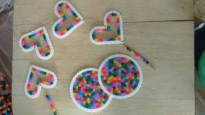 Posavasos Pyssla Ikea Valentines Crafts Womens Flip Flop