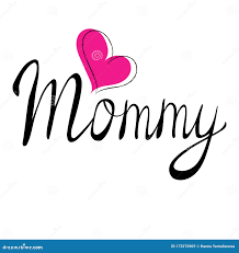 Love Mommy Lettering. Vector Illustration. Stock Vector - Illustration of  invitation, calligraphy: 173270909