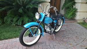 Image result for Light Blue 1952 Motorcycle