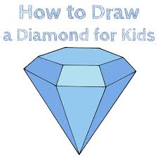 See more ideas about easy drawings, drawing for kids, drawing lessons. How To Draw A Diamond For Kids How To Draw Easy