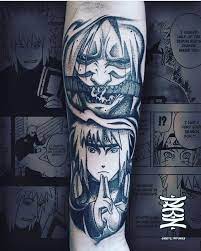 11 Me Gusta 0 Comentarios Animetattoo Animetatto En Instagram Shinigami Parca Naruto Tattoo Anime Tattoos Fujin Tattoo Design