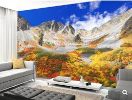 Berglandschaft nach dem diesjährigen urlaub in österreich war klar. Kundenspezifische Naturliche Landschaft Tapeten Bunte Berglandschaft 3d Wandbild Fur Wohnzimmer Schlafzimmer Restaurant Wand Tapete Wallpaper Design Wallpaper Mural Photomural Painting Aliexpress