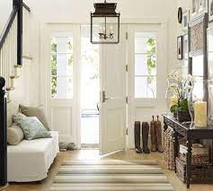 Farmhouse style foyer makeover update + lighting options. Pin By Jenny Obrien On For The Home Home Small Entryway Design Shabby Chic Entryway