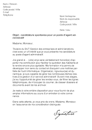 Lettre De Motivation Mairie Agent Administratif Modele De Lettre