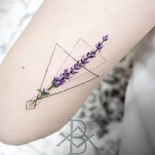 Image Result For Lavender Tattoos Arm Small Girl Tattoos Geometric Tattoo Lavender Tattoo