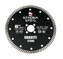 Stadea SBD104C Diamond Saw Blade 6-Inch Continuous Turbo Dry Cutting - Cuts  Granite Quartz Quartzite, Fits Grinder, Saw Cutter, 8 MM Segments - Pack ...