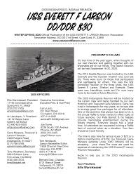 USS EVERETT F LARSON DD/DDR 830