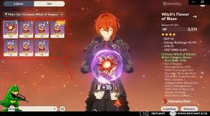 Cara Mendapatkan Artefak Crimson Witch Of Flames Genshin Impact Retuwit