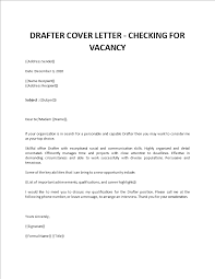 How to write cover letters as a web designer. Drafter Cover Letter Template
