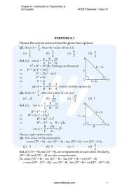 430 chapter 8 right triangles and trigonometry 8 right triangles and trigonometry 1 stack the sheets. Ncert Exemplar For Class 10 Maths Chapter 8 Mathongo