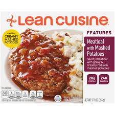 The fat from the bacon keeps the meatloaf plenty moist, so no need to worry about using a higher fat content in the beef. Meatloaf With Mashed Potatoes Frozen Meal Official Lean Cuisine