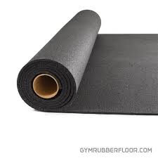 Plyometric Rubber Roll Exercise Flooring 8mm 4x10 Ft Rolled Rubber Flooring Floor Workouts Plyometrics