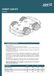 Looking for vintage transformers alphabet action figures or value? Joy It Robot Car Kit Manual Pdf Download Manualslib