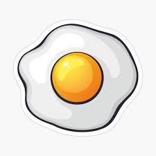 One Fried Egg Symbol Of The Sun And A Light Breakfast For Those Who Enjoy A Healthy Lifestyle And Healthy Eating Cute Stickers Fried Egg Aesthetic Stickers