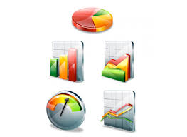 free vector 3d chart icons creative beacon