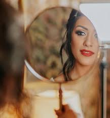 Some photos of the gorgeous @neda.khadijah.dallas in the makeup chair