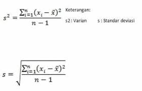 Apakah hasil dari kedua metode tersebut berbeda secara nyata ? Rumus Standar Deviasi Cara Menghitung Dan Contoh Soal