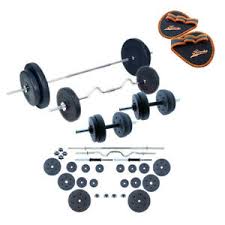 Realizar entrenamientos con mancuernas ayuda a reducir el estrés. Set De Musculacion Juego De Pesas 90 Kg Con Barra Y Mancuernas Riscko Ebay