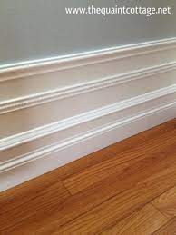 The Quaint Cottage Stacked Baseboards Baseboards Diy Home Improvement Home Diy
