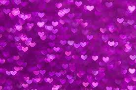 Purple Heart Lights Abstract Background Heart Lights Lights Background Purple Heart