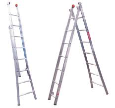 Escada Extensiva em Alumínio 11 Degraus - 3,60m  6,00m Alulev - RM Escadas  - A Maior Loja Online de Escadas do Brasil
