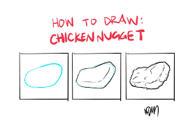 Cupcake nuggets look enough like fast food chicken nuggets to fool all but the nugget connoisseur, but taste like doughnuts with crispy. Adam Gorham On Twitter How To Draw Chicken Nugget Howtodraw